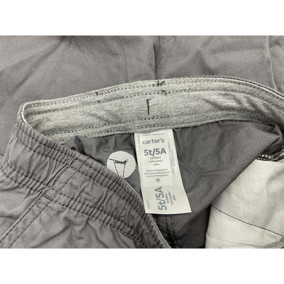 Carter's Pants Toddler Boys 5T Elastic Waist Playproof Reinforced Knees Jogger - Picture 3 of 8